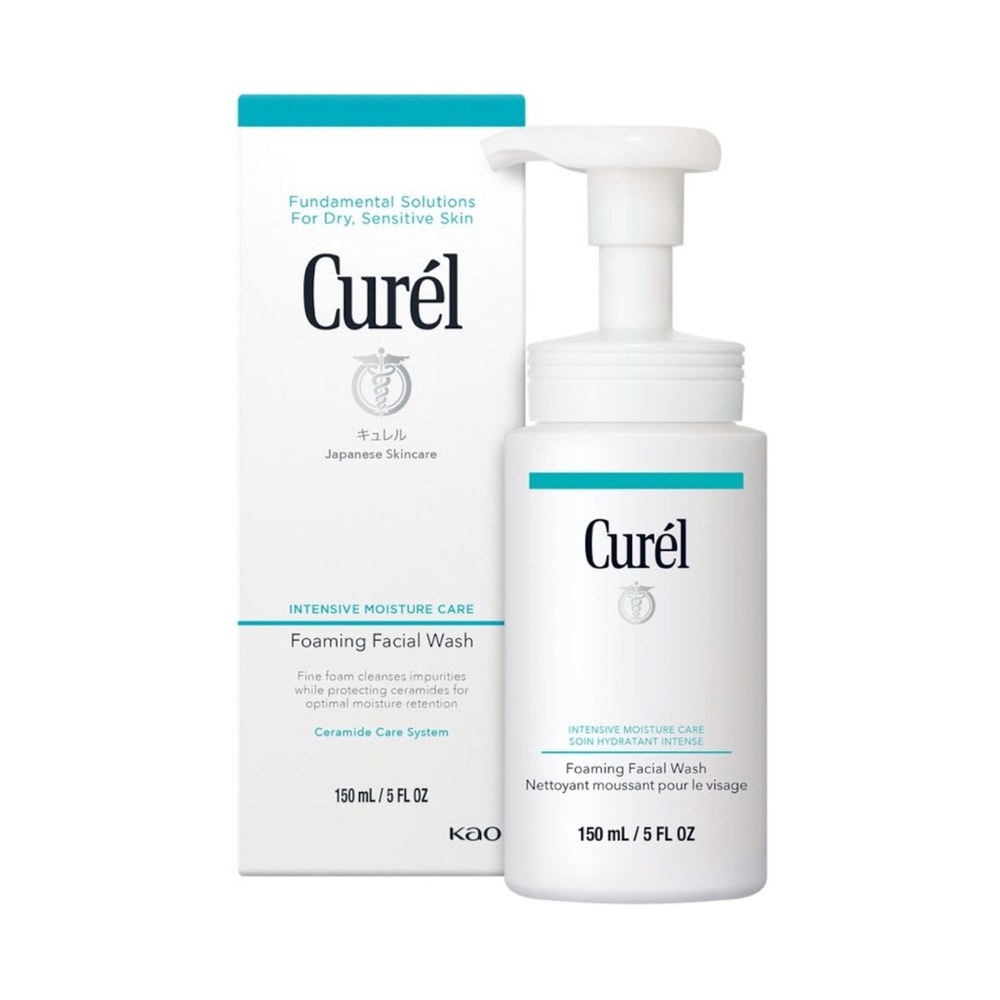 Curel Intensive Moisture Care Foaming Facial Wash